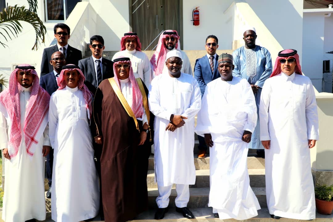 Saudi Arabia chief calls on president Barrow 