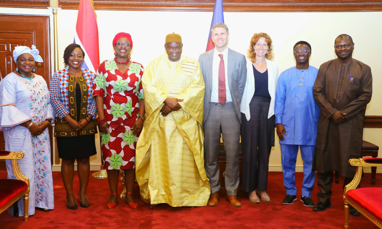 President Barrow Discusses Education, Human Capital Development with WB Team