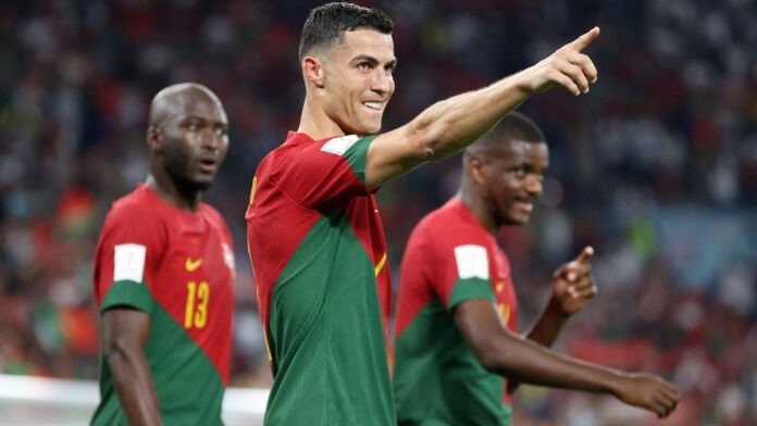 Ronaldo becomes first man to score in five fifa World Cups