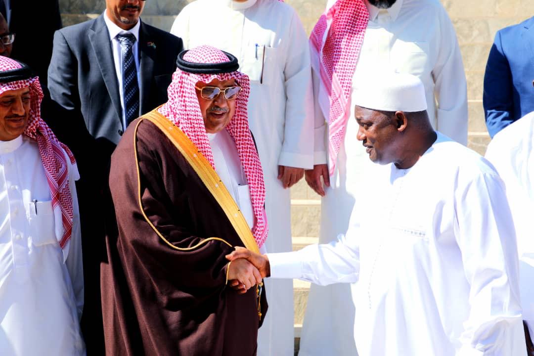 Saudi Arabia chief calls on president Barrow