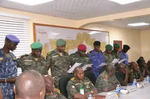 The Gambia Armed Forces elevates 14 junior officers