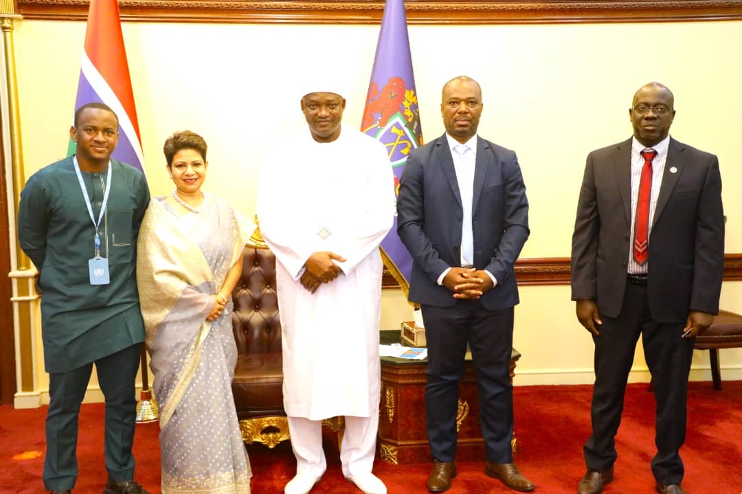 President Barrow Commends UNICEF for Supporting Development Agenda State House